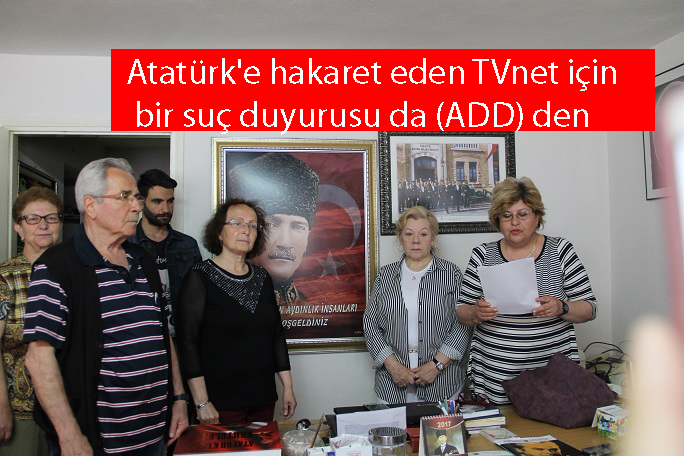Atatürk'e ,hakaret, eden, TVnet ,için, bir, suç, duyurusu, da, Atatürkçü ,Düşünce ,Derneği'nde