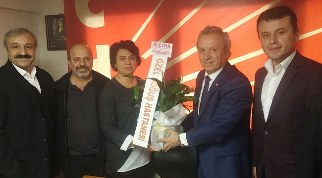 ÖZEL DOĞUŞ HASTANESİ'NDEN CHP'YE HAYIRLI OLSUN ZİYARETİ