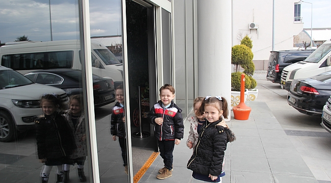 Şehit Yzb. Necdi Şentürk Anaokulundan, Akhisar Belediyesine teşekkür