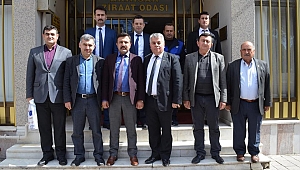 Gör Der Ziraat Odası Başkanı Akbuğa yı Ziyaret etti