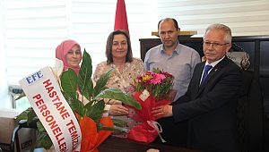 Hastane Temizlik Personelinde AK Parti’ye ziyaret