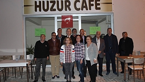 MHP TEŞKİLATI HUZUR KAFE'Yİ ZİYARET ETTİ