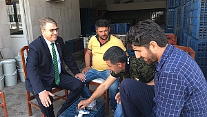 Ergün Karaoğlu Zeytinci Esnafı ve Kefalet Kooperatifini Ziyaret etti