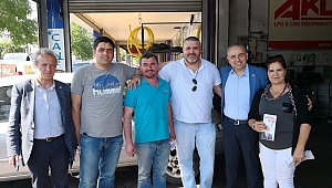 SANAYİ ESNAFINDAN BAKIRLIOĞLU'NA DESTEK..