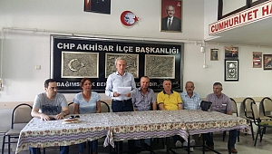 AKHİSAR'DA CHP KORTEJ VE YÜRÜŞE KARŞI ÇIKAN PARTİLERİ KINADI