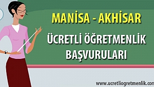AKHİSAR İLÇE MİLLİ EĞİTİM MÜDÜRLÜĞÜNDEN DUYURU