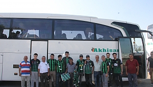 Akhisarspor taraftarları Konya ya hareket etti