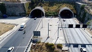 Sabuncubeli Tüneli'nin İzmir'den Manisa'ya gidiş yönü kapatıldı