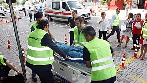 ÖZEL AKHİSAR HASTANESİ'NDEN HASTANE AFET PLANI TATBİKATI