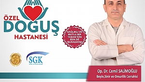 BEYİN CERRAHİSİ UZMANI OP. DR. CEMİL SALİMOĞLU ÖZEL DOĞUŞ HASTANESİ’NDE