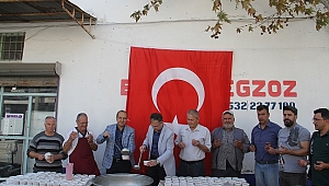 Sanayii Esnafından Şehitler için Aşure Hayrı