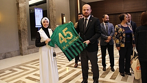 Tuğba Akcan Bilal Erdoğan ile görüştü.