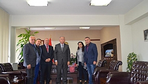 CEM EVİ KAYMAKAM KAYA YI ZİYARET ETTİ
