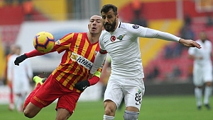 AKHİSARSPOR KAYSERİDEN ELİ BOŞ DÖNDÜ