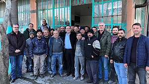 BESİM DUTLULU SANAYİ ESNAFIYLA BULUŞTU
