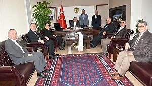 MHP DEN İLÇE KAYMAKAMI SABİT KAYA YA ZİYARET