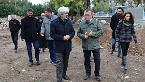 Sütunlu yol çalışmaları tüm hızıyla devam ediyor