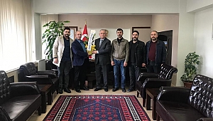 Bayburtlular Derneği Kaymakam Sabit Kaya'yı ziyaret etti
