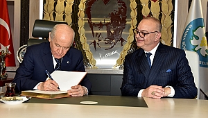Başkan Ergün, Genel Başkan Bahçeli’yi Ağırladı