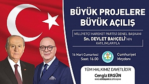 Devlet Bahçeli Büyükşehir’in 1 Milyarın Üzerindeki Yatırımlarını Açacak