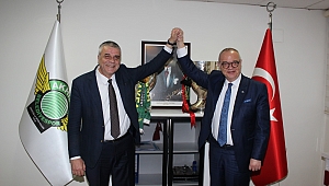 ERGÜN VE ERYÜKSEL AKHİSARSPOR TESİSLERİNDE BİR ARADA