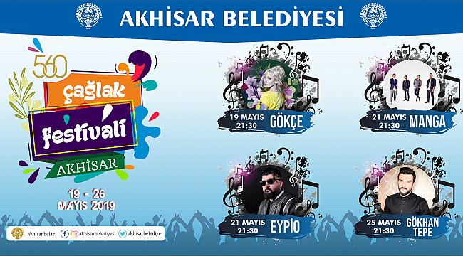 560. Çağlak Festivali programı belli oldu