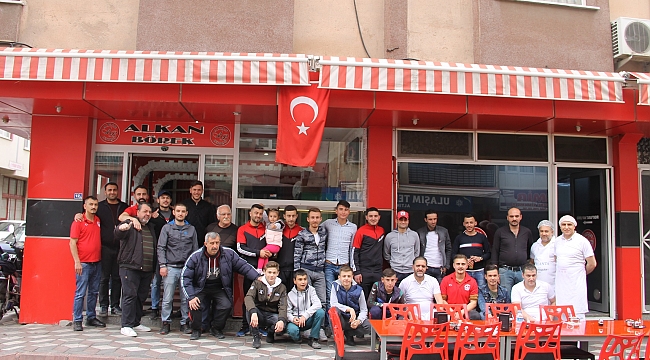 ALKAN BÖREK SANAYİSPOR U KAHVALTIDA AĞIRLADI
