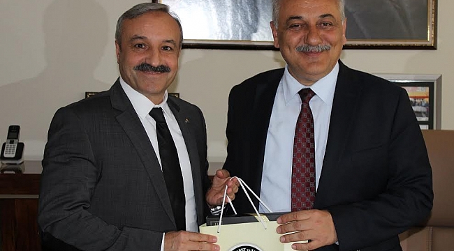 ATSO DAN KAMİL ÖZ'E TEBRİK ZİYARETİ