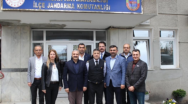 ATSO JANDARMA KOMUTANI TEKİNAY’I ZİYARET ETTİ