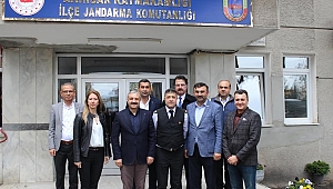 ATSO JANDARMA KOMUTANI TEKİNAY’I ZİYARET ETTİ