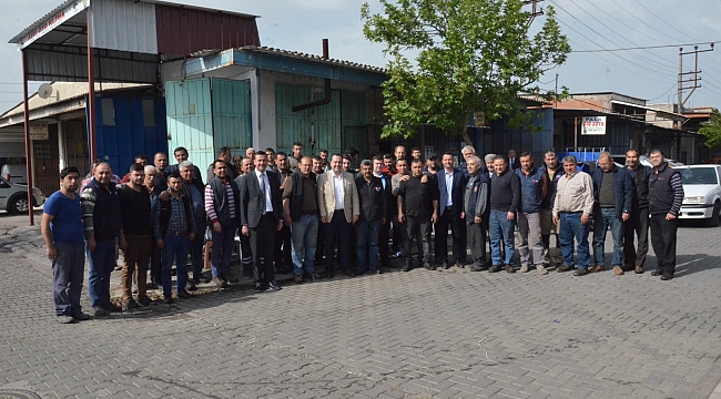 Belediye Başkanı Besim Dutlulu, sanayi esnafı ile buluştu