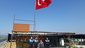 ZABITA BAYRAĞA SAHİP ÇIKTI