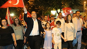 560.Çağlak Festivali, 19 Mayıs 100.yılına özel Fener Alayı ile başladı