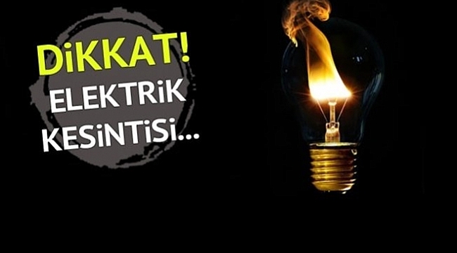 AKHİSAR´IN MAHALLELERİNDE ELEKTRİK KESİNTİSİ