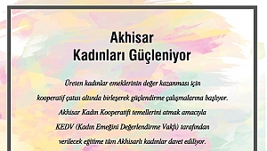 Akhisar kadınları güçleniyor