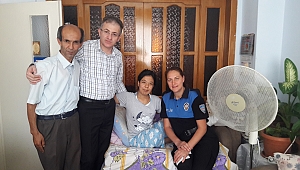 EMNİYET MÜDÜRÜNDEN GENÇ YAZAR’A ZİYARET