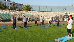 Akhisarlı güne sporla uyandı