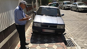 Akhisar Belediyesi’nden örnek uygulama: Kaldırımları özgür bıraktılar!