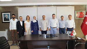 YÜKSEKOKUL MÜDÜRLERİNDEN ATSO BAŞKANI DR. ULUSOY'A ZİYARET