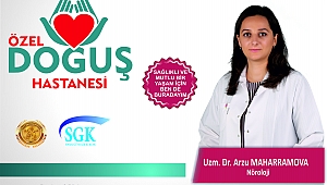 NÖROLOJİ UZMANI DR. ARZU MAHARRAMOVA ÖZEL DOĞUŞ HASTANESİ'NDE