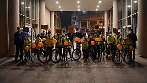 Akhisar Bisikletçiler Lösemili Çocuklar için pedal çevirdi