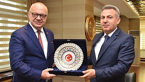 Başkan Ergün, Ağrı Valisi Elban’ı Ziyaret Etti