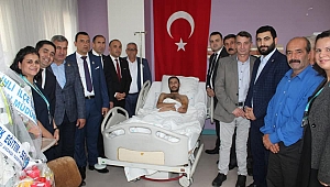 Gazi Teğmen Haşim Alpaslan’a ziyaret