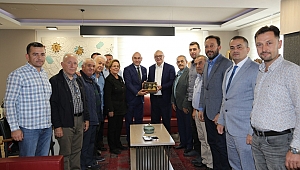 Zeytin Diyarından Başkan Ergün’e ziyaret