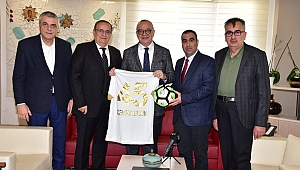 Akhisarspor’dan Başkan Ergün’e Ziyaret