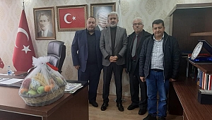 BAŞKAN GÜRAL DAN BAŞKAN HIZLIYA TEBRİK ZİYARETİ