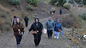 Kış ayının ilk doğa yürüyüşü Sarnıç’ta yapıldı