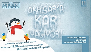 Akhisar’a kar yağacak