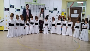 YIRCALI ANAOKULU MİNİKLERİNDEN SEMAZEN GÖSTERİSİ