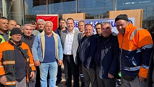 İşçi dostu Başkan Dutlulu’ya, işçiler teşekkür için pilav hayrı yaptı